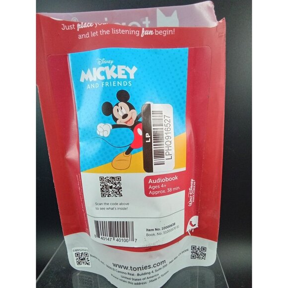 Tonies Disney Mickey Audio Character For Toniebox - Ages 4+ Audiobook Figurine - Picture 2 of 2